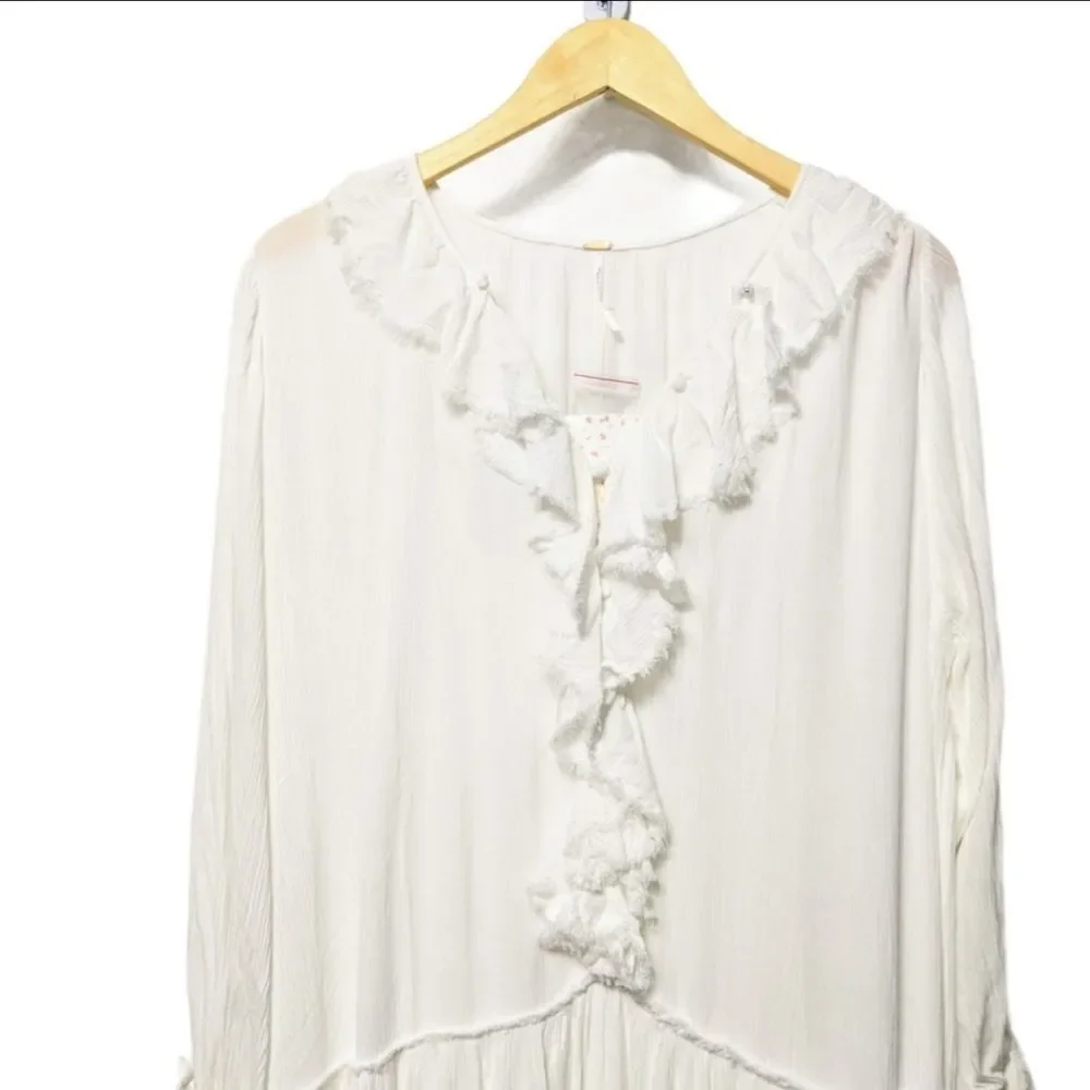 NWT FREE PEOPLE Sweet Darlin Maxi Dress Ivory M